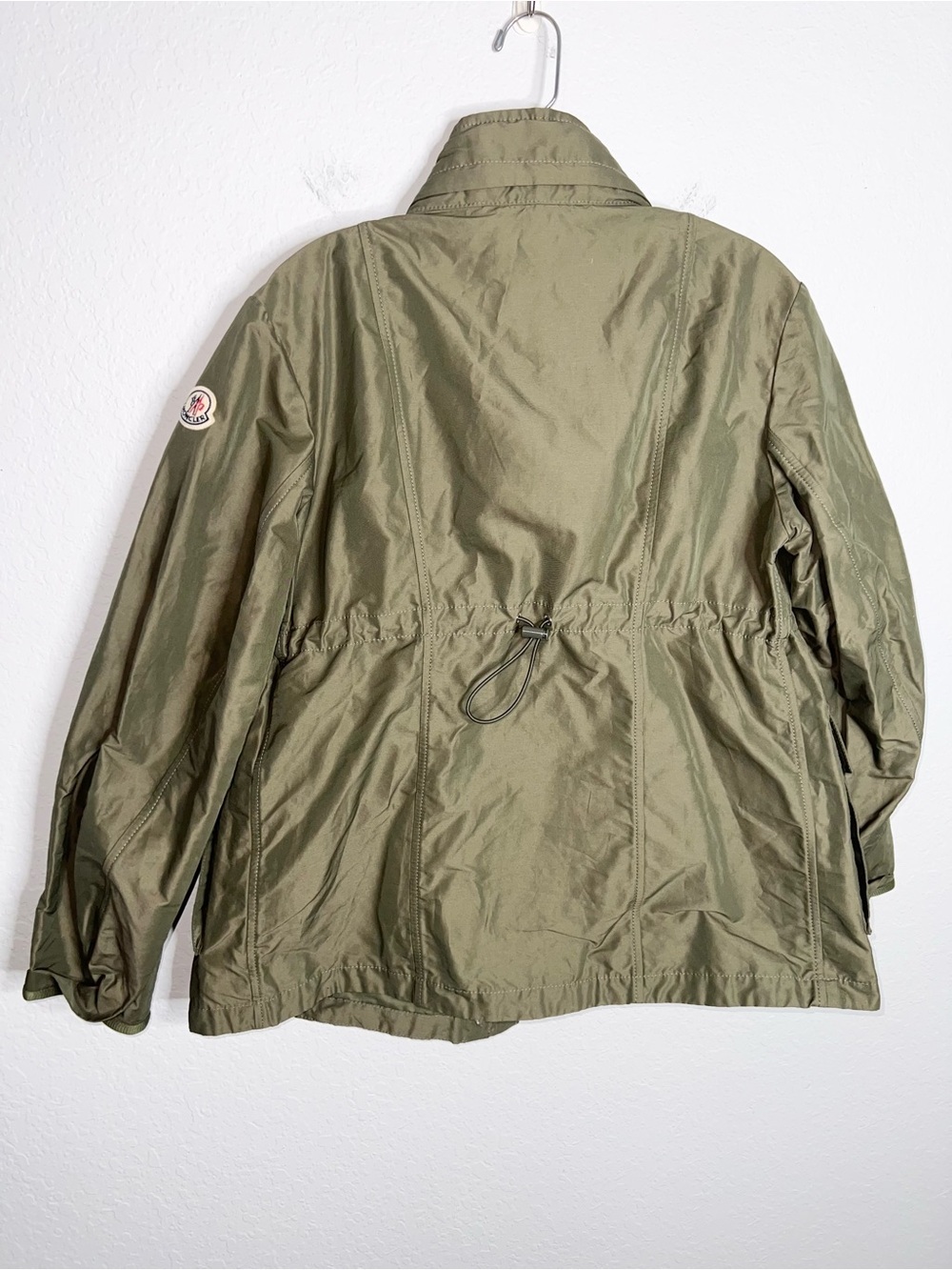 Moncler Hooded Jacket Women Medium 2 Military LLO concealed Field Cargo $1690 - Picture 7 of 16